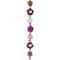 6 Pack: Berry Roses Czech Glass Flower Bead Mix by Bead Landing™